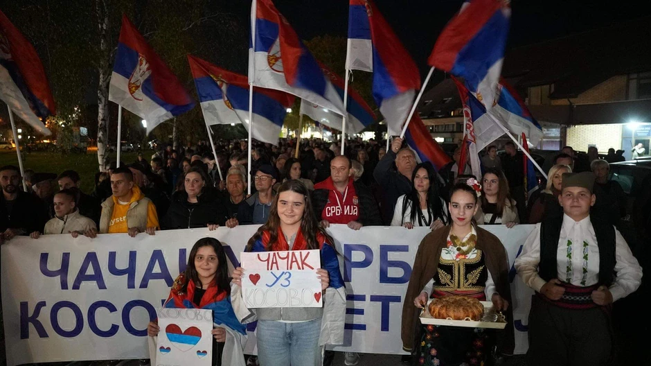 Doček za Srbe sa KiM u Preljini