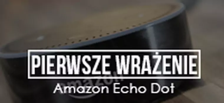 Pierwsze wrażenia - Amazon Echo Dot