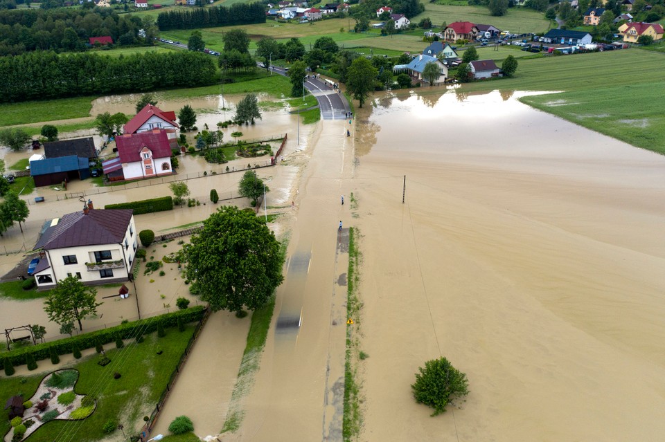 Zalania w Przedmieściu Dubieckim