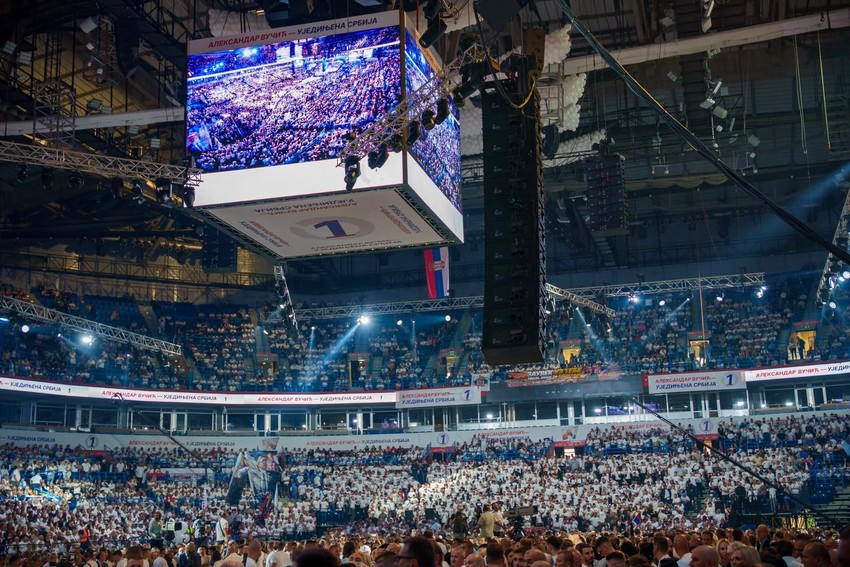 Skup SNS u Beogradskoj areni