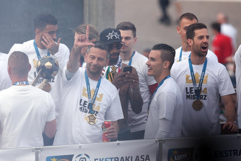 Pilka nozna. Ekstraklasa. Legia Warszawa. Feta. 21.05.2018