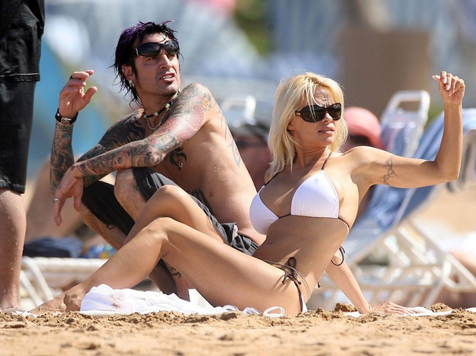 Pamela Anderson i Tomi Li