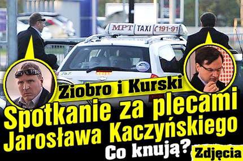 Ziobro i Kurski knują za plecami Kaczyńskiego! ZDJĘCIA