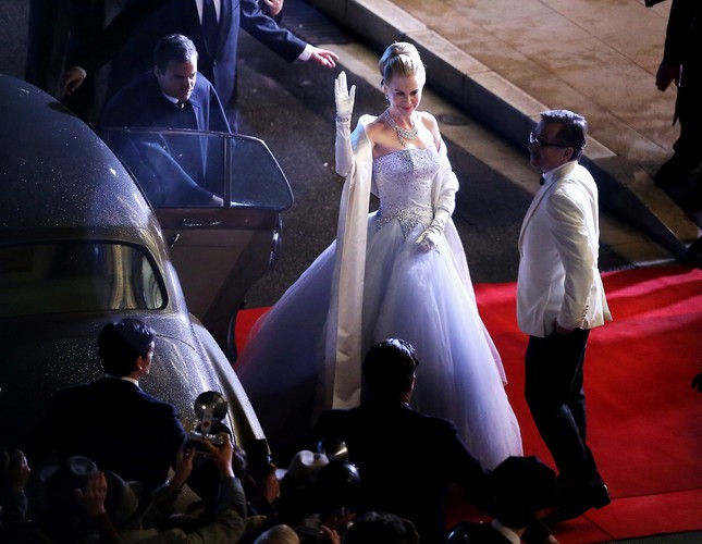 Nicole Kidman na planie filmu 'Grace of Monaco'