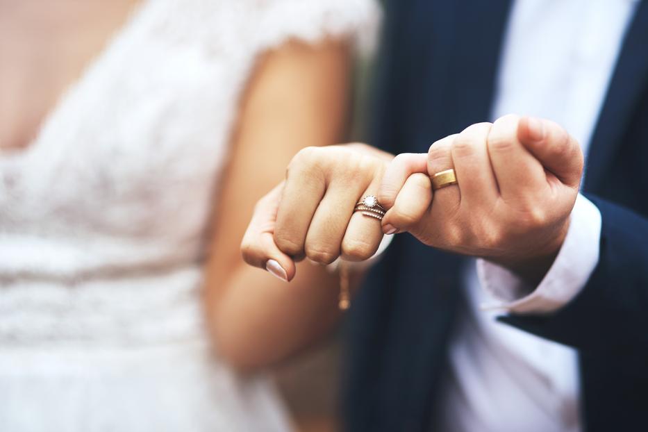 Összeházasodott Auksz Éva és Őze Áron. Fotó: Getty Images