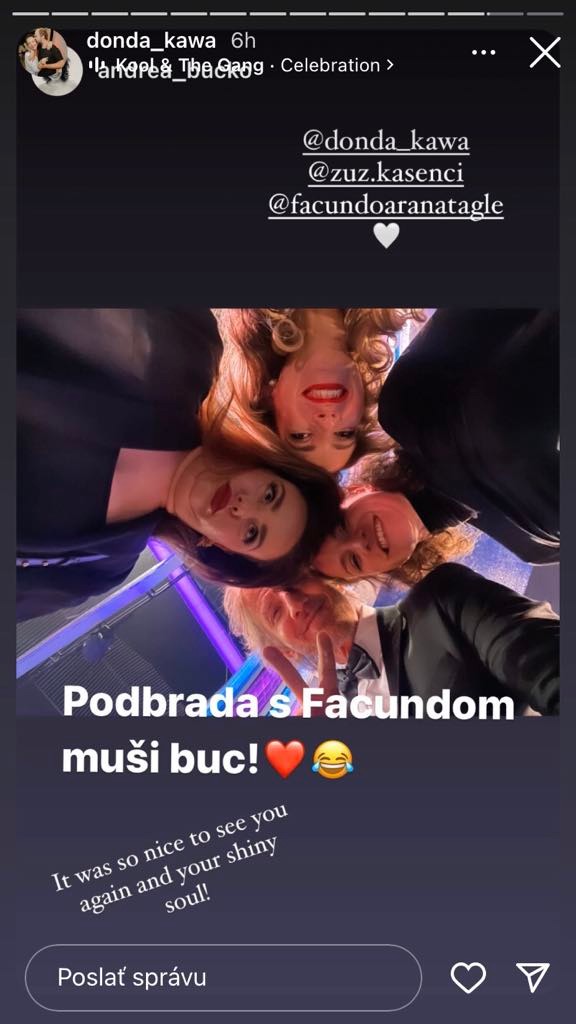 Dominika Kavaschová a Andrea Bučko sa stretli s Facundom Aranom.