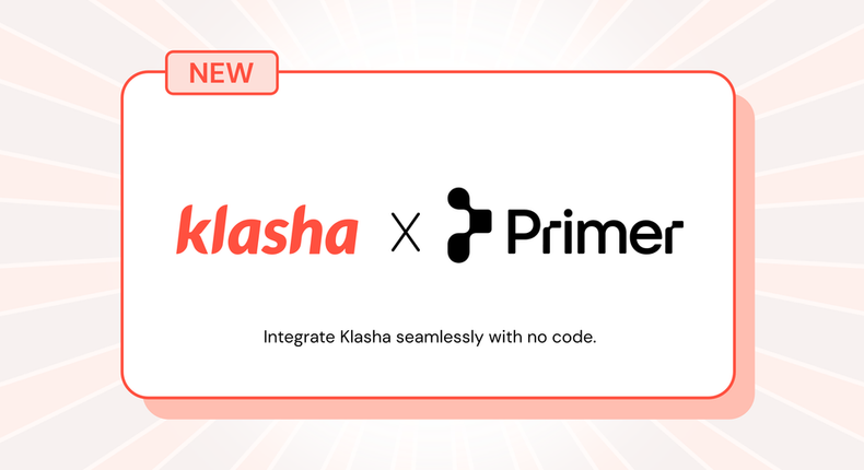 Klasha partners with Primer to help international merchants integrate its payment gateway with no code