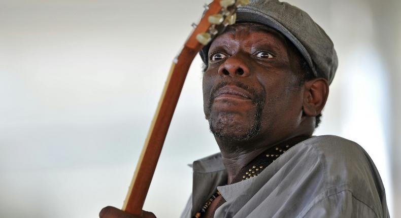 American blues musician Lucky Peterson, pictured at the 2015 Newport Jazz Festival,