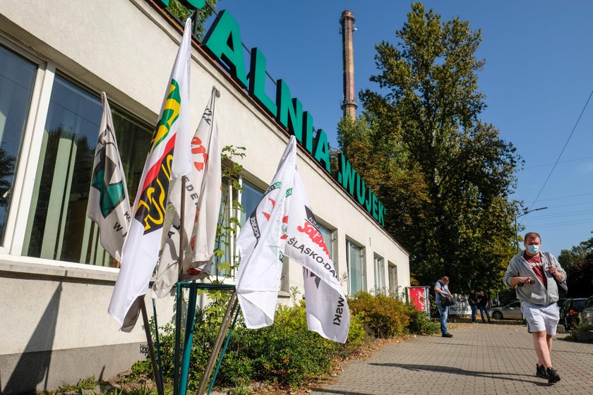 Protest górników na Śląsku