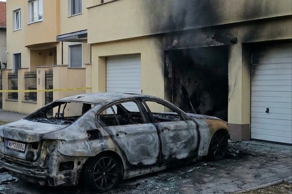 OD LUKSUZNOG VOZILA NIJE OSTALO NIŠTA Beograđanki (29) zapalili BMW, požar zahvatio i KUĆU: Inspektori češljaju kamere, sumnja se da je motiv napada OVO