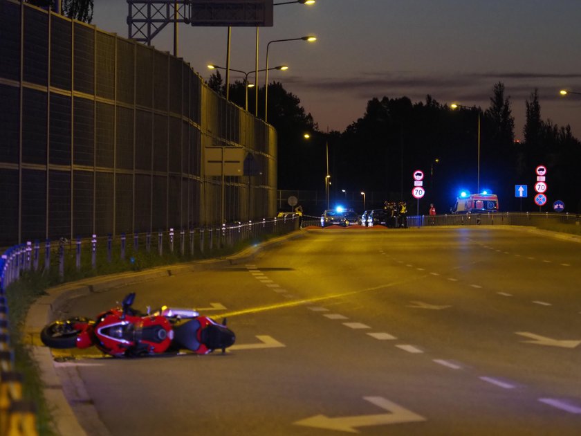 Śmierć motocyklisty w Łodzi. Czy to był wyścig?