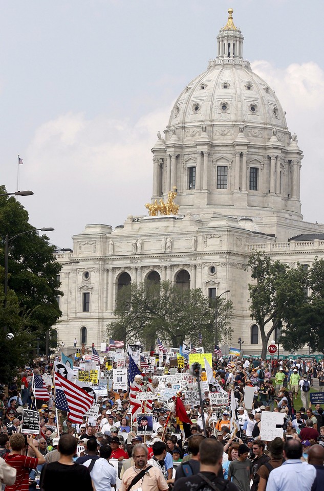 USA KONWENCJA REPUBLIKANÓW PROTEST