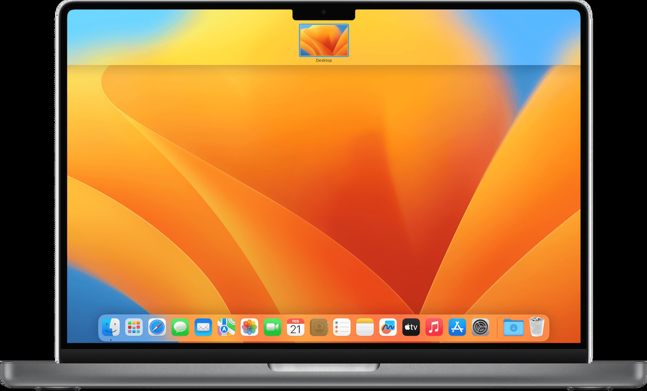 Apple MacBook Pro 14” (2023) – ekran z widocznym notchem