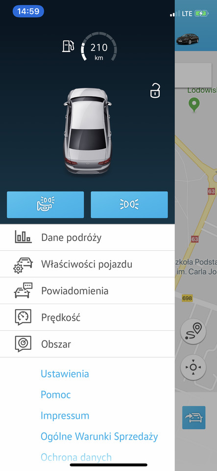 Volkswagen Passat z Car-Net i App Connect