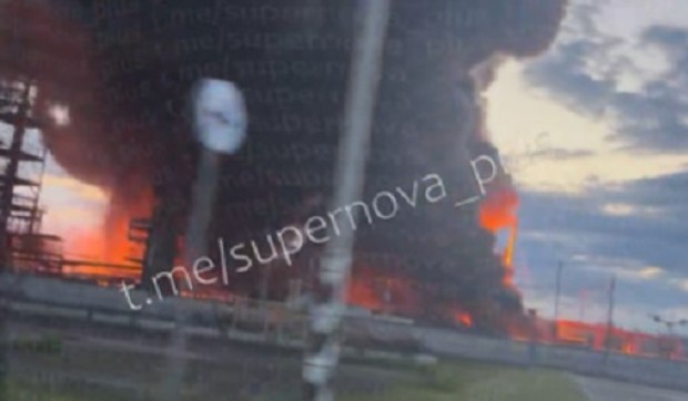 Napad na rafineriju NS-Ojl u mestu Novospaskoje, Rusija