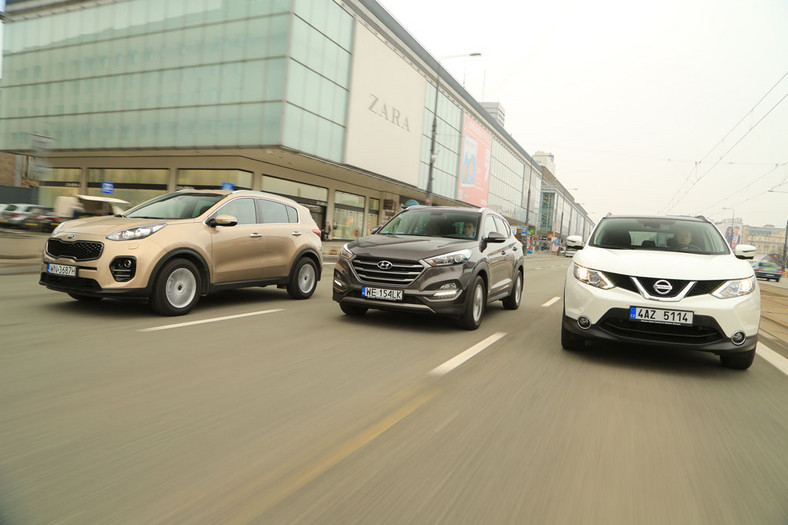 Kia Sportage kontra Nissan Qashqai i Hyundai Tucson - czyli, starcie bestsellerów