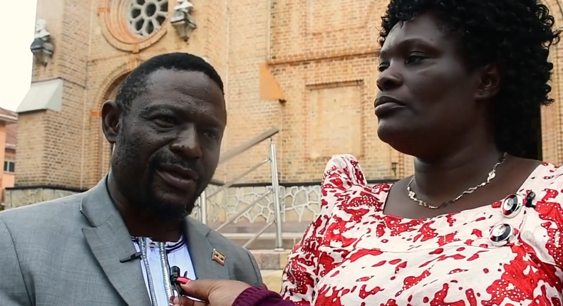 Fred Nyanzi and wife Majorine Katumba