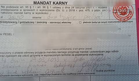 Zdradził go styl jazdy. 2,5 tys. zł za skorzystanie z hulajnogi elektrycznej