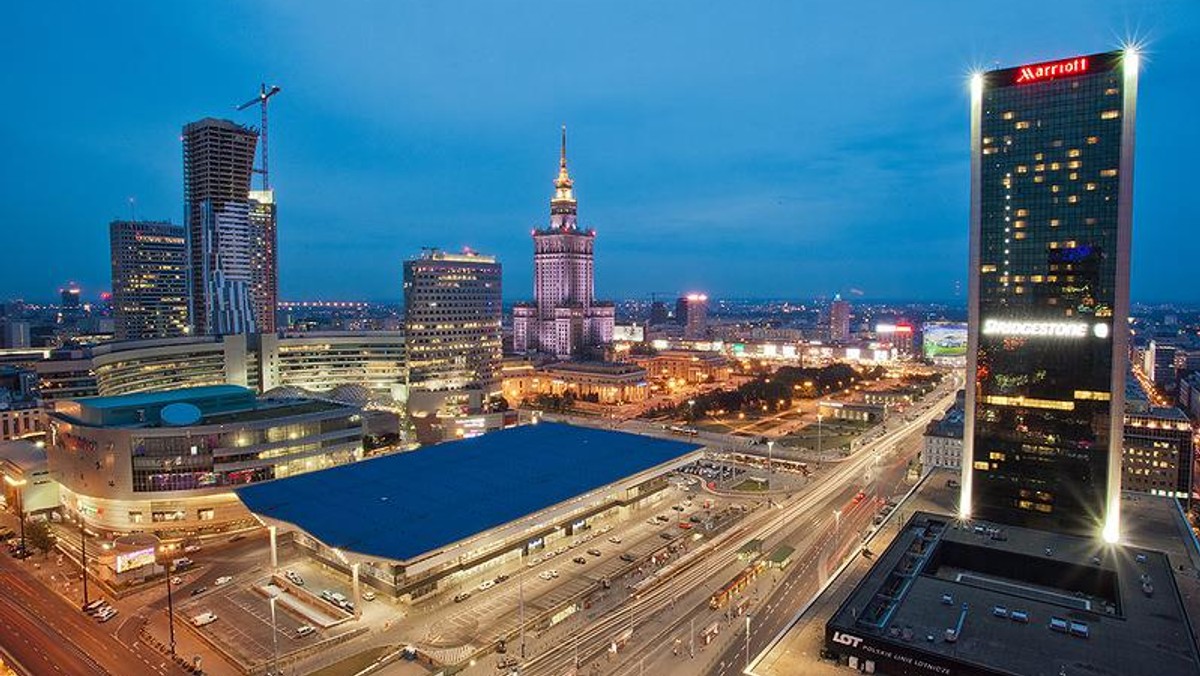 Warszawa panorama stolicy inwestycje pałac kultury