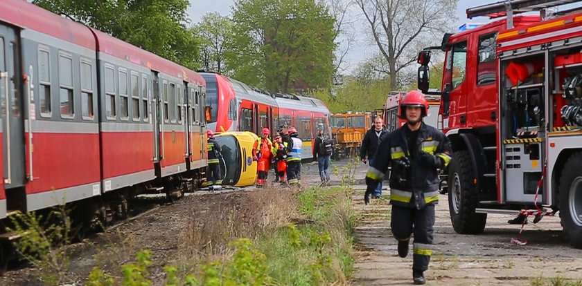 Gigantyczna akcja na torach. Wyglądało groźnie