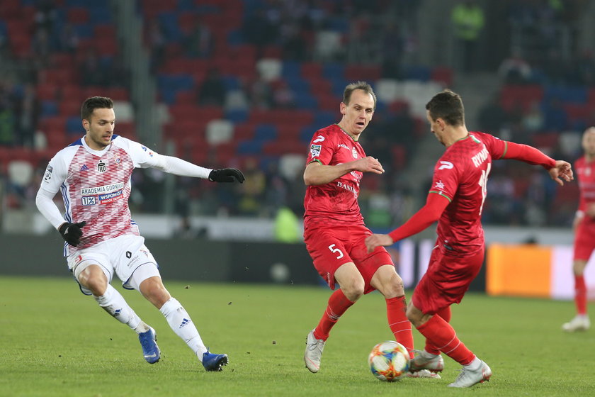 Pilka Nozna. Ekstraklasa. Gornik Zabrze - Zaglebie Sosnowiec. 23.02.2019