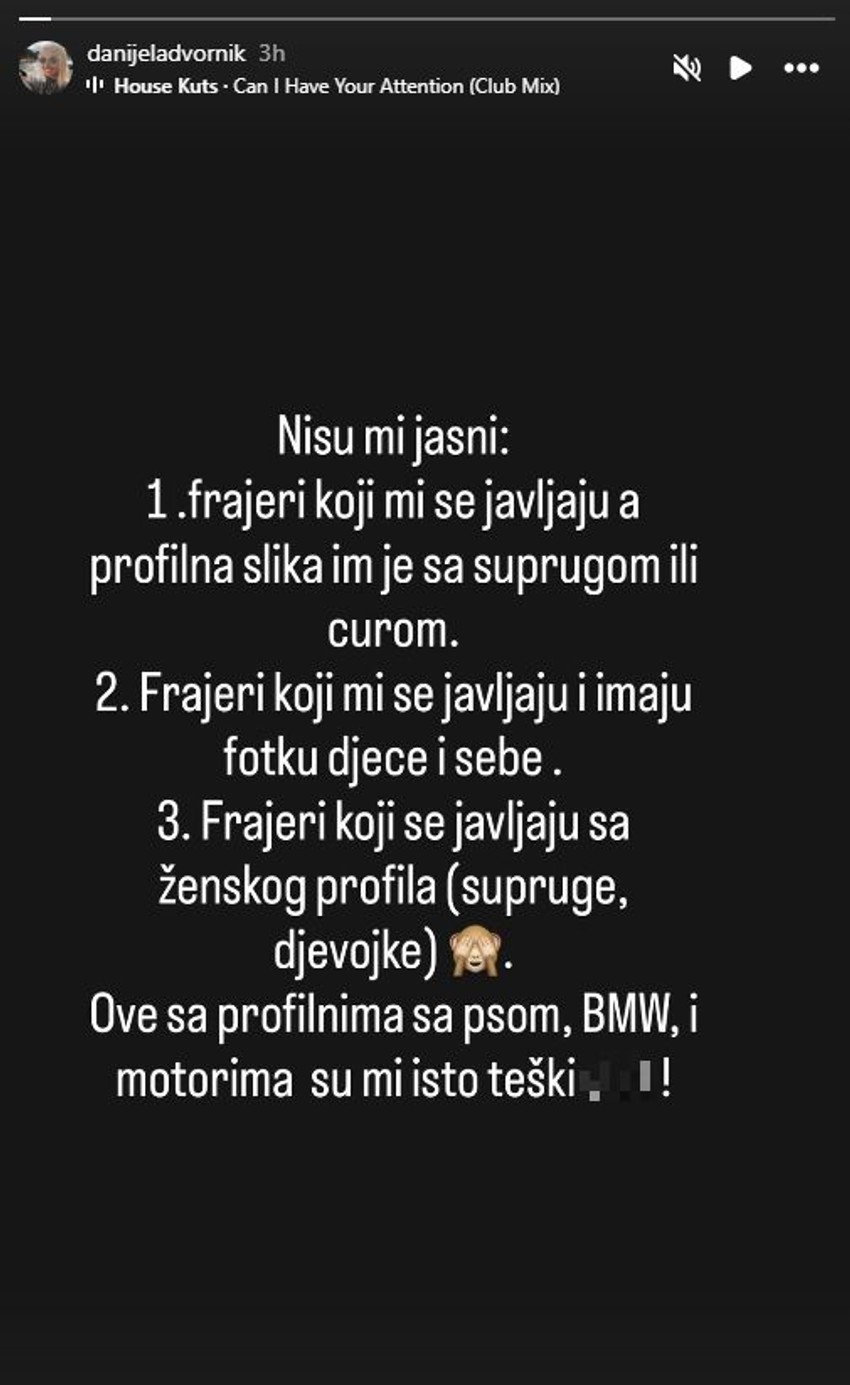 Danijela Dvornik, objava