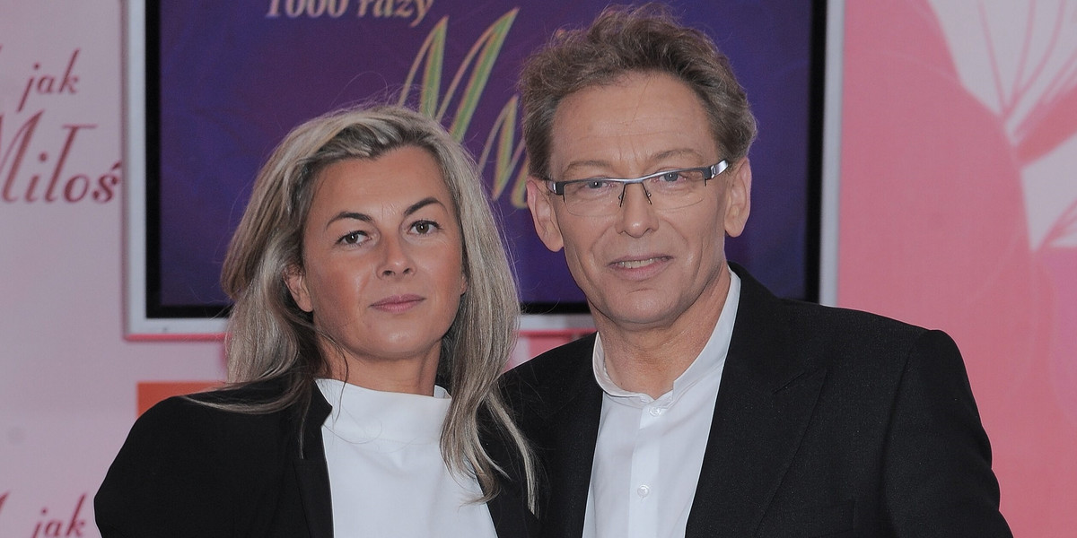 Jacek Borkowski z żoną