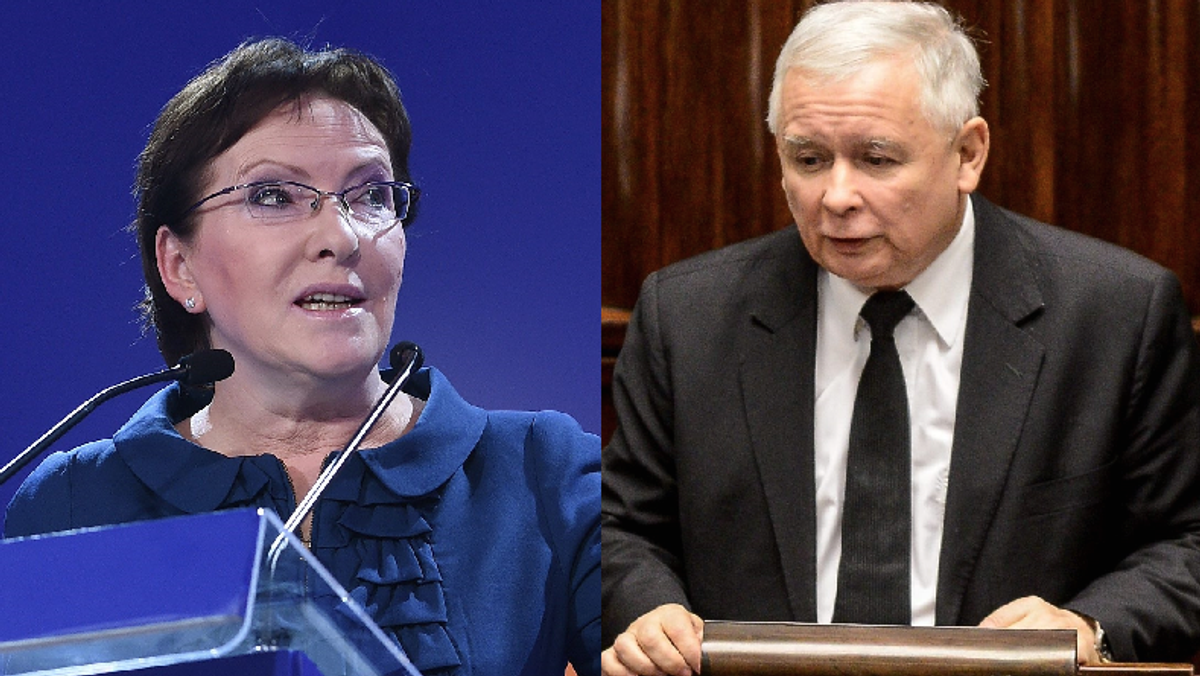 Ewa Kopacz i Jarosław Kaczyński