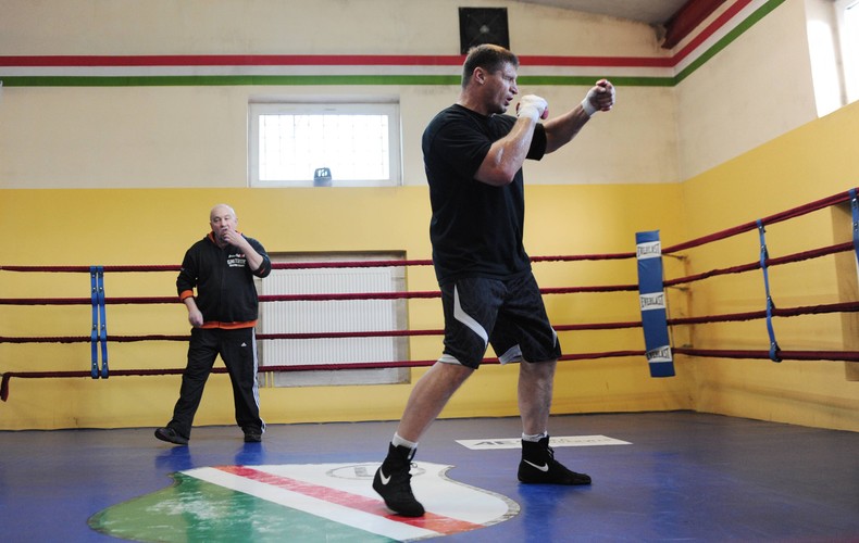 Tak Andrzej Gołota szykuje się na Przemysława Saletę