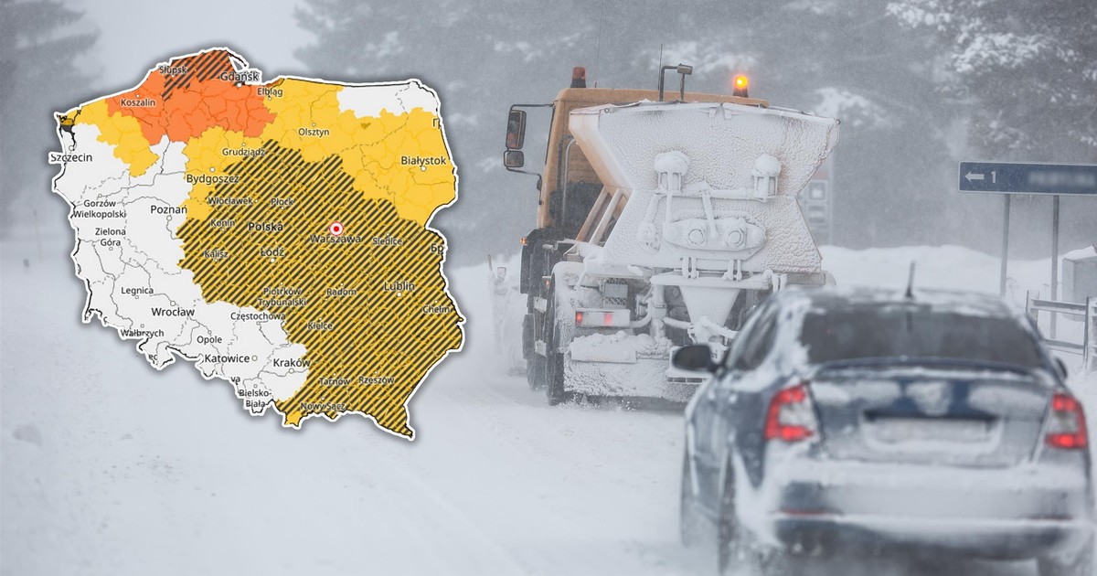Dwucyfrowe mrozy, śnieżyce i zawieje. Synoptycy IMGW ostrzegają. Większość kraju w alertach!