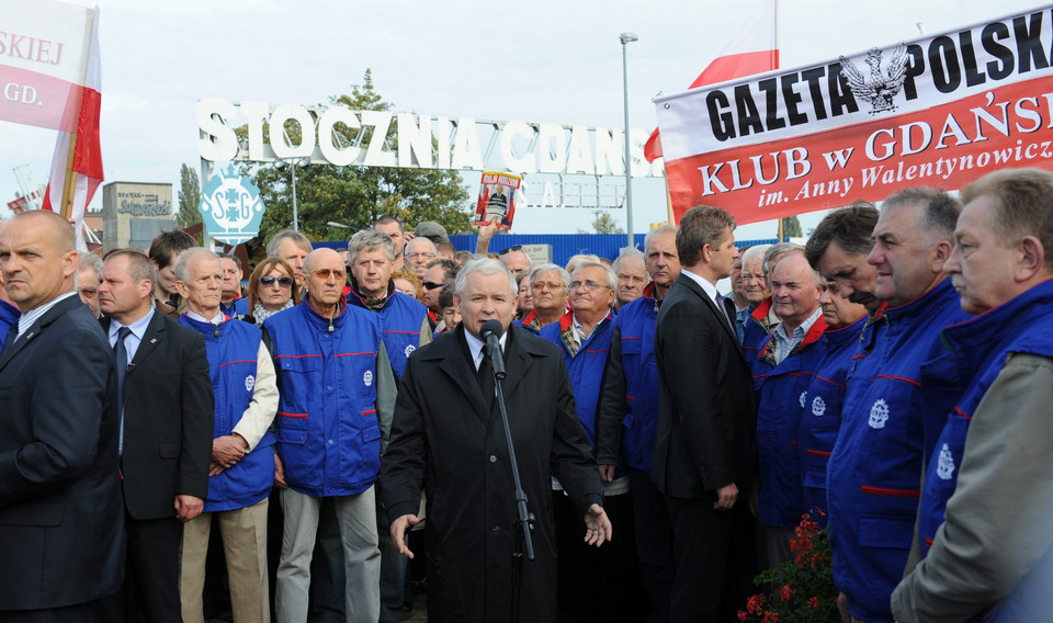 Jarosław Kaczyński w Gdańsku