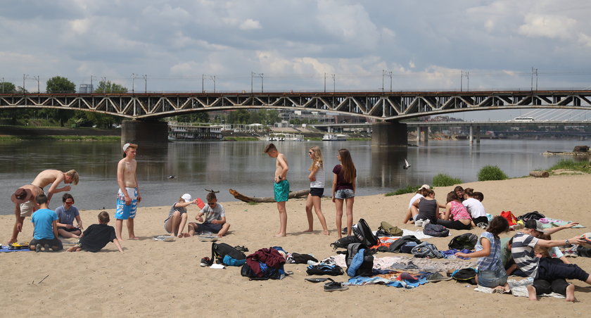 Zamknięta plaża Poniatówka