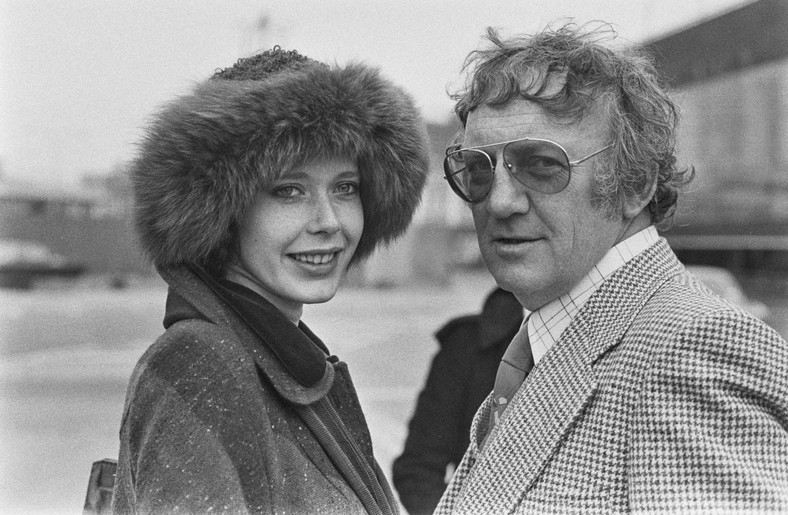 Sylvia Kristel i Hugo Claus w 1974 r.