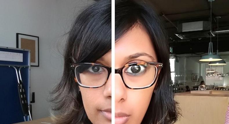 Beauty filters on popular smartphones turn you paler in selfies
