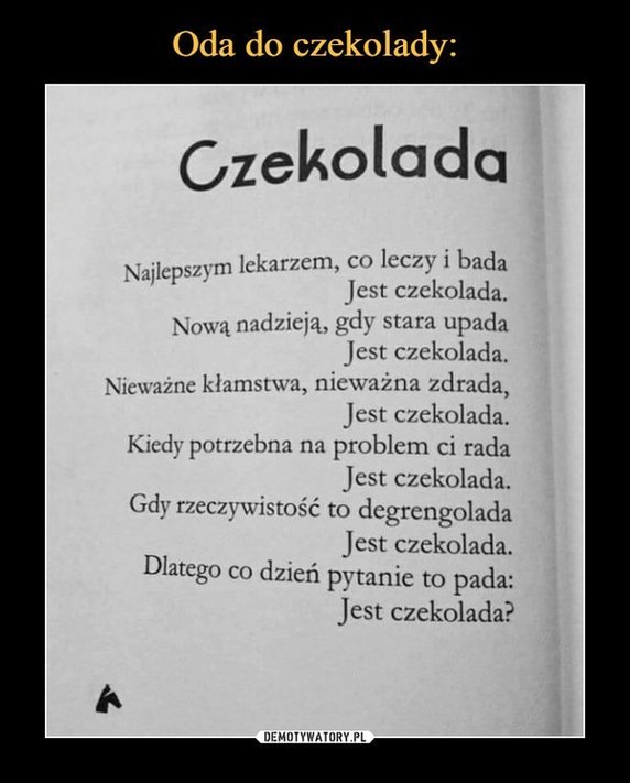 Najlepsze memy na Dzień Czekolady