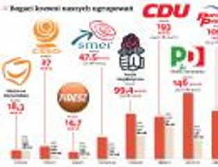 Finansowanie partii z budżetu: Polscy politycy dostają niewiele