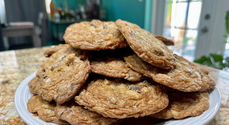 Ina Garten's oatmeal chocolate-chunk cookies are a family favorite. Terri Peters