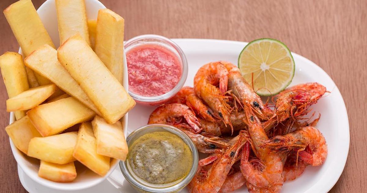 How To Prepare Fried Yam With Crispy Fried Shrimps Pulse Ghana