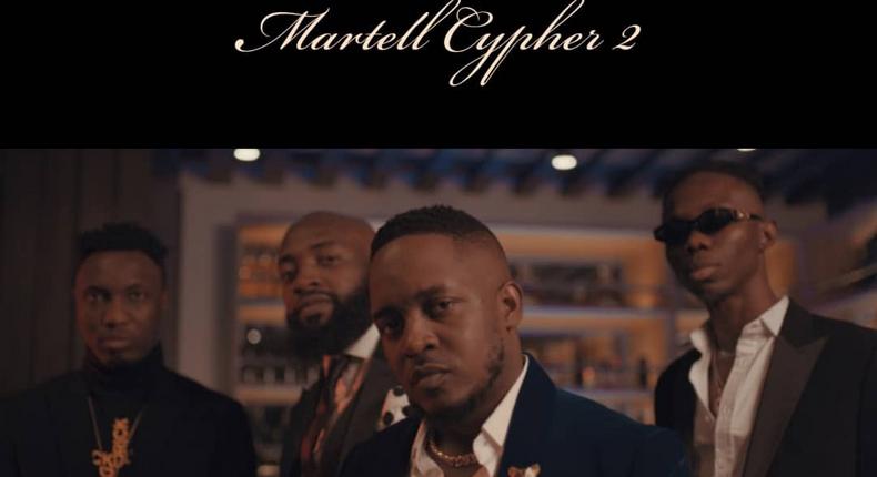 MI Abaga, AQ, Loose Kaynon, Blaqbonez release 'Martell Cypher II.'