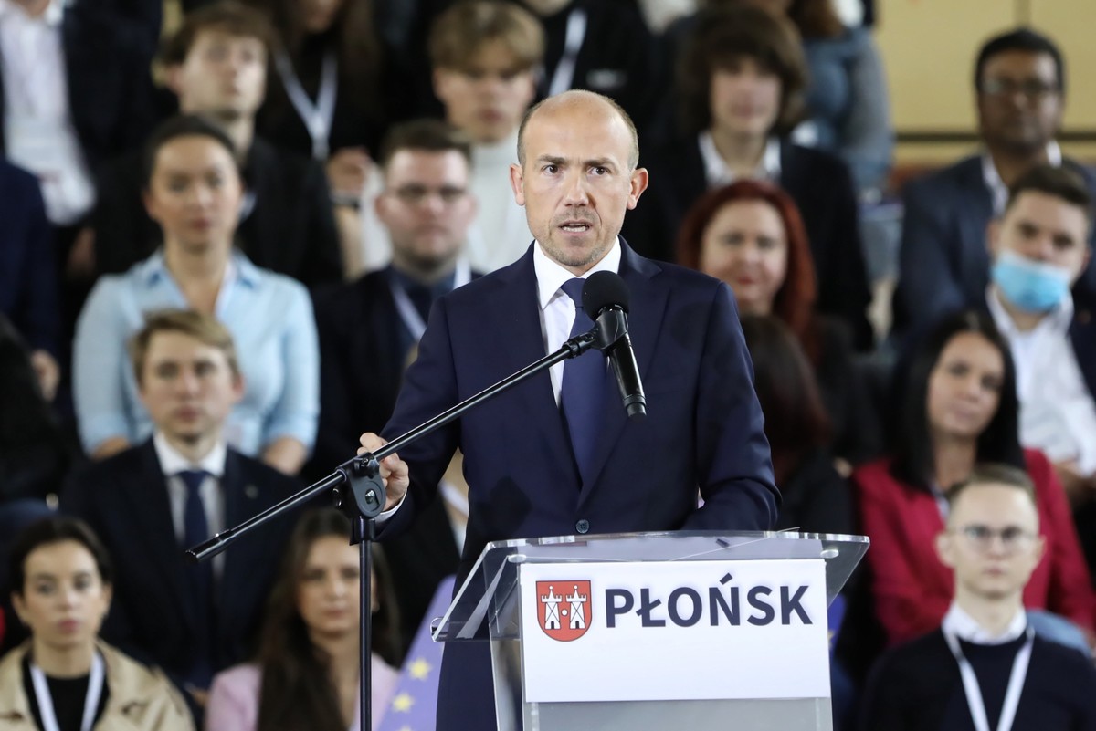 Wiceprzewodniczący Platformy Obywatelskiej Borys Budka podczas krajowej Konwencji Platformy Obywatelskiej