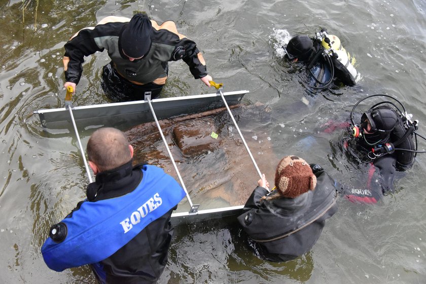 Tą łodzią Mieszko I i Dobrawa płynęli na chrzest?