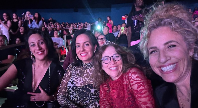 The author, right, took her sister, second from right, on a trip with two friends for her 50th birthday.Courtesy of Alesandra Dubin