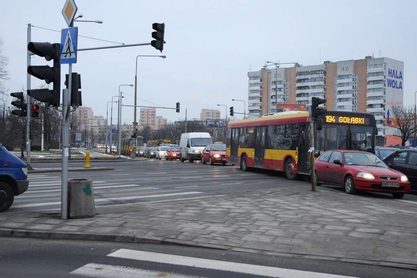 skrzyżowanie, blokowanie, samochód, auto,