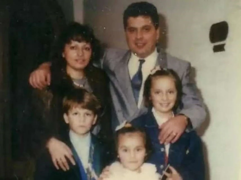 Porodica Zec - Marija i Mihajlo sa Dušanom, Aleksandrom i Gordanom