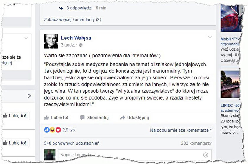 Wpis Wałęsy