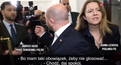 Posłowie kontra dziennikarze. W ruch poszły wyzwiska i... komentarz o sukience!