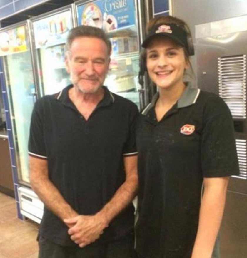 Ostatnie zdjęcie Robina Williamsa - z kelnerką