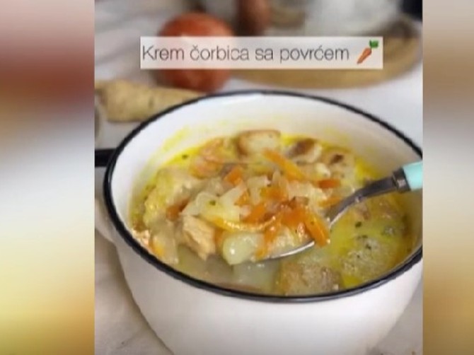 Krem čorbica sa povrćem