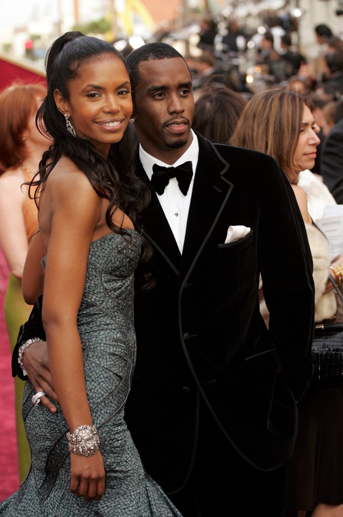 Kim Porter i Paf Dedi na dodeli Oskara 2005. godine