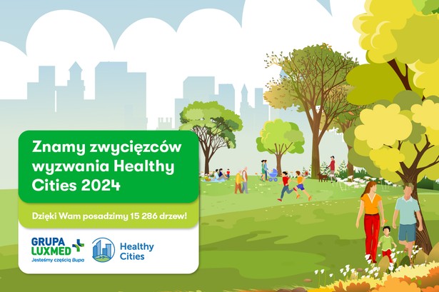 Rekordowa liczba uczestników i ponad 15 tys. posadzonych drzew! Znamy wyniki tegorocznej edycji wyzwania Healthy Cities